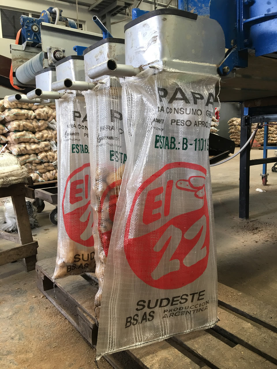 Bolsa tubular ventilada